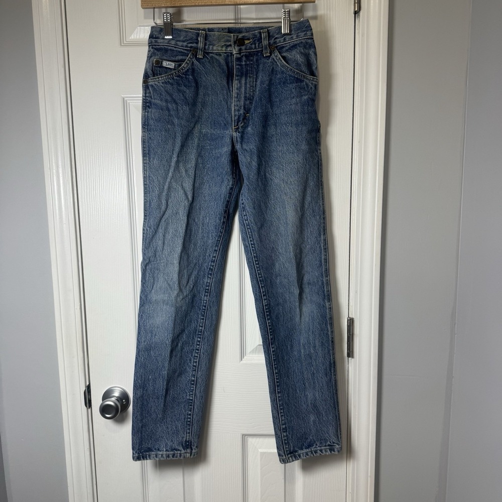 Vintage LEE Jeans Mens 28W x 30L Denim Riders Zip Adult‎ Pants Regular Fit
